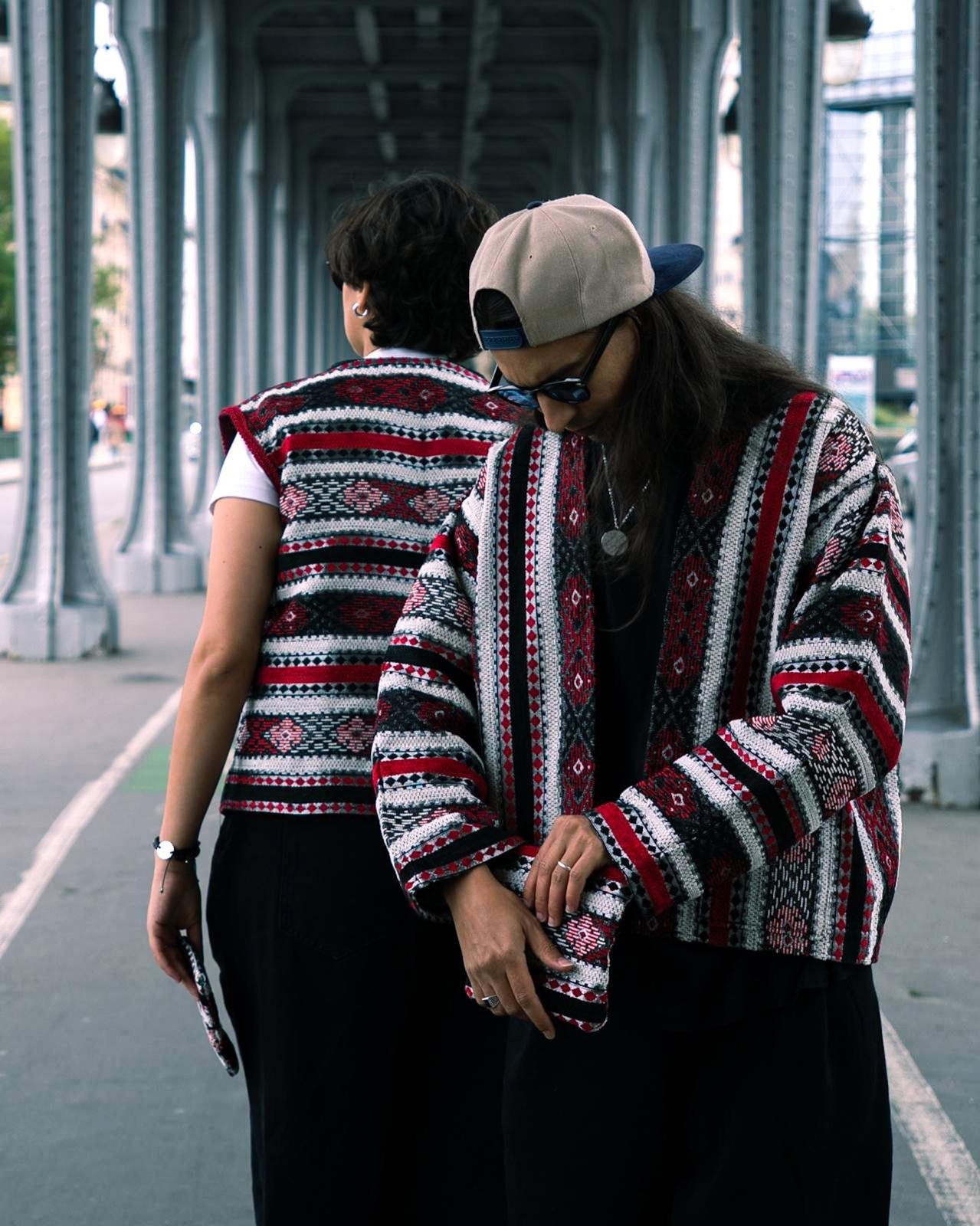 Le gilet Rayé Rouge
